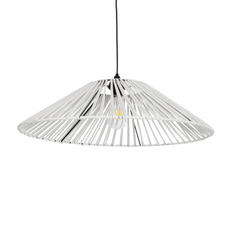 GLOBOSTAR® JAPAN 205-0053 Boho Κρεμαστό Φωτιστικό Οροφής με Ντουί 1 x E27 AC 220-240V IP20 - Λευκό - M60 x Π60 x Υ20cm GLOBOSTAR® JAPAN 205-0053 Boho Κρεμαστό Φωτιστικό Οροφής με Ντουί 1 x E27 AC 220-240V IP20 - Λευκό - M60 x Π60 x Υ20cm