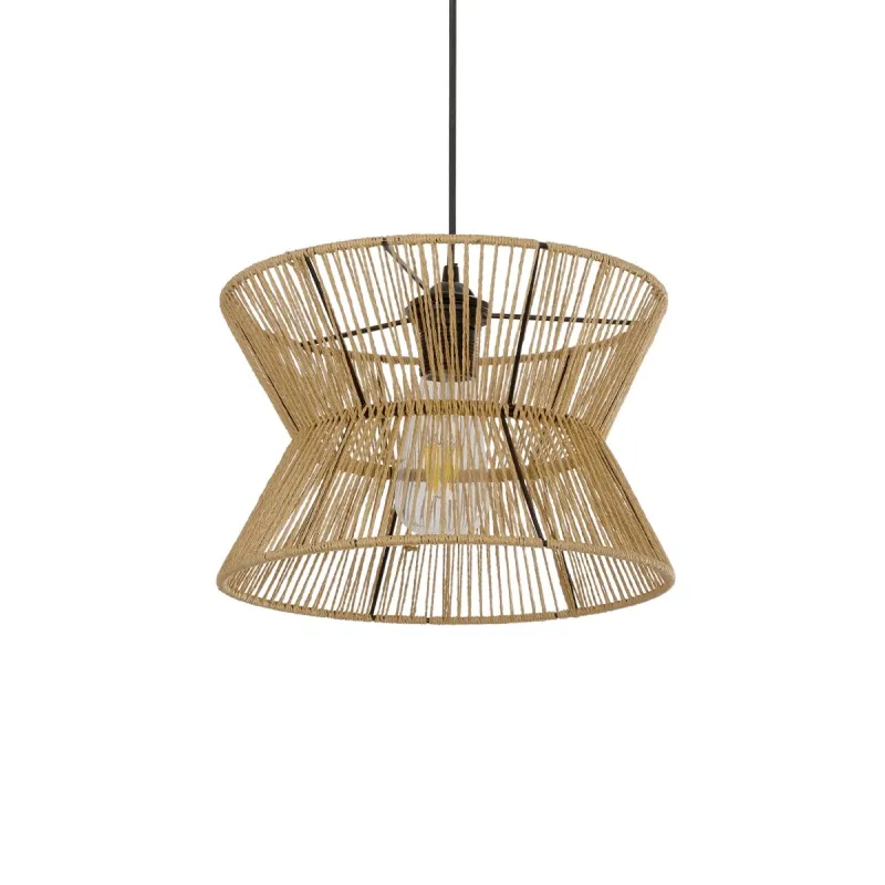 GLOBOSTAR® UPCONE 205-0055 Boho Κρεμαστό Φωτιστικό Οροφής με Ντουί 1 x E27 AC 220-240V IP20 - Μπεζ - M30 x Π30 x Υ21cm GLOBOSTAR® UPCONE 205-0055 Boho Κρεμαστό Φωτιστικό Οροφής με Ντουί 1 x E27 AC 220-240V IP20 - Μπεζ - M30 x Π30 x Υ21cm