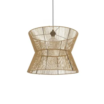 GLOBOSTAR® UPCONE 205-0056 Boho Κρεμαστό Φωτιστικό Οροφής με Ντουί 1 x E27 AC 220-240V IP20 - Μπεζ - M50 x Π50 x Υ43cm GLOBOSTAR® UPCONE 205-0056 Boho Κρεμαστό Φωτιστικό Οροφής με Ντουί 1 x E27 AC 220-240V IP20 - Μπεζ - M50 x Π50 x Υ43cm