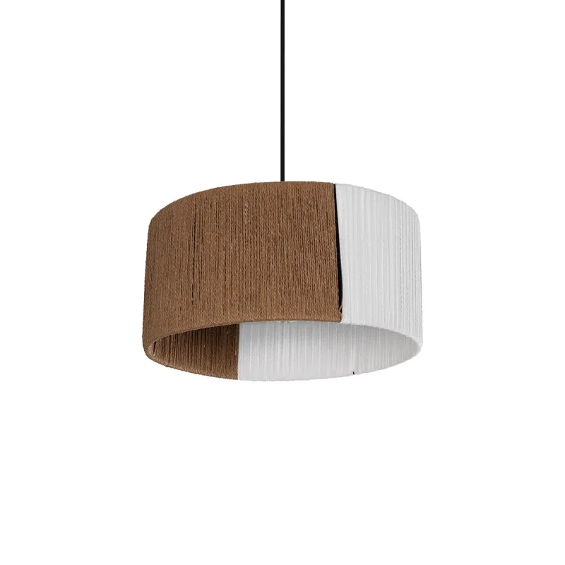 GLOBOSTAR® TAG 205-0059 Boho Κρεμαστό Φωτιστικό Οροφής με Ντουί 1 x E27 AC 220-240V IP20 - Λευκό & Καφέ - M30 x Π30 x Υ18cm GLOBOSTAR® TAG 205-0059 Boho Κρεμαστό Φωτιστικό Οροφής με Ντουί 1 x E27 AC 220-240V IP20 - Λευκό & Καφέ - M30 x Π30 x Υ18cm