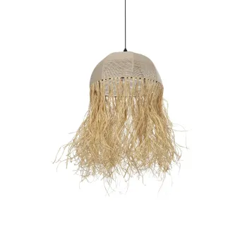 GLOBOSTAR® PLUVIA 205-0081 Boho Κρεμαστό Φωτιστικό Οροφής με Ντουί 1 x E27 AC 220-240V IP20 - Μπεζ - M40 x Π40 x Υ70cm GLOBOSTAR® PLUVIA 205-0081 Boho Κρεμαστό Φωτιστικό Οροφής με Ντουί 1 x E27 AC 220-240V IP20 - Μπεζ - M40 x Π40 x Υ70cm
