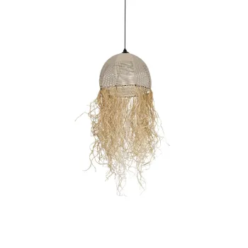 GLOBOSTAR® PLUVIA 205-0082 Boho Κρεμαστό Φωτιστικό Οροφής με Ντουί 1 x E27 AC 220-240V IP20 - Μπεζ - M30 x Π30 x Υ70cm GLOBOSTAR® PLUVIA 205-0082 Boho Κρεμαστό Φωτιστικό Οροφής με Ντουί 1 x E27 AC 220-240V IP20 - Μπεζ - M30 x Π30 x Υ70cm