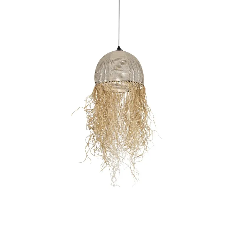 GLOBOSTAR® PLUVIA 205-0082 Boho Κρεμαστό Φωτιστικό Οροφής με Ντουί 1 x E27 AC 220-240V IP20 - Μπεζ - M30 x Π30 x Υ70cm GLOBOSTAR® PLUVIA 205-0082 Boho Κρεμαστό Φωτιστικό Οροφής με Ντουί 1 x E27 AC 220-240V IP20 - Μπεζ - M30 x Π30 x Υ70cm
