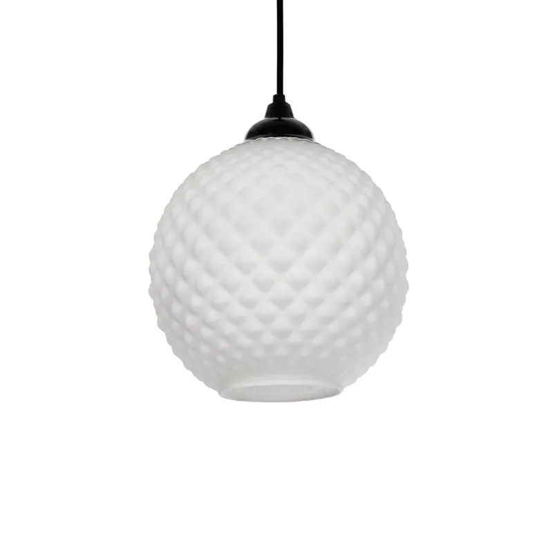 GLOBOSTAR® KEGEL 206-0004 Μοντέρνο Κρεμαστό Φωτιστικό Οροφής με Ντουί 1 x E27 AC 220-240V IP20 - Λευκό - Μ20 x Π20 x Υ20cm GLOBOSTAR® KEGEL 206-0004 Μοντέρνο Κρεμαστό Φωτιστικό Οροφής με Ντουί 1 x E27 AC 220-240V IP20 - Λευκό - Μ20 x Π20 x Υ20cm