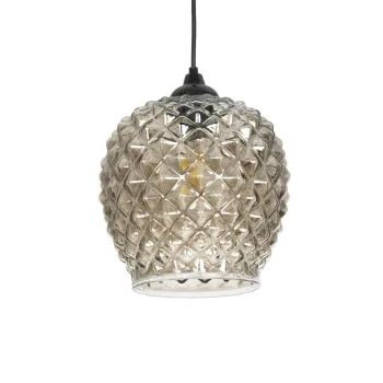 GLOBOSTAR® KEGEL 206-0006 Μοντέρνο Κρεμαστό Φωτιστικό Οροφής με Ντουί 1 x E27 AC 220-240V IP20 - Μαύρο Φιμέ - Μ19 x Π19 x Υ19cm GLOBOSTAR® KEGEL 206-0006 Μοντέρνο Κρεμαστό Φωτιστικό Οροφής με Ντουί 1 x E27 AC 220-240V IP20 - Μαύρο Φιμέ - Μ19 x Π19 x Υ19cm