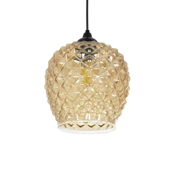 GLOBOSTAR® KEGEL 206-0007 Μοντέρνο Κρεμαστό Φωτιστικό Οροφής με Ντουί 1 x E27 AC 220-240V IP20 - Μελί - Μ19 x Π19 x Υ19cm GLOBOSTAR® KEGEL 206-0007 Μοντέρνο Κρεμαστό Φωτιστικό Οροφής με Ντουί 1 x E27 AC 220-240V IP20 - Μελί - Μ19 x Π19 x Υ19cm