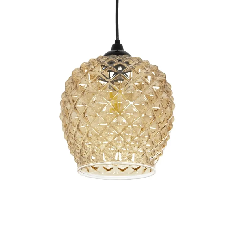 GLOBOSTAR® KEGEL 206-0007 Μοντέρνο Κρεμαστό Φωτιστικό Οροφής με Ντουί 1 x E27 AC 220-240V IP20 - Μελί - Μ19 x Π19 x Υ19cm GLOBOSTAR® KEGEL 206-0007 Μοντέρνο Κρεμαστό Φωτιστικό Οροφής με Ντουί 1 x E27 AC 220-240V IP20 - Μελί - Μ19 x Π19 x Υ19cm