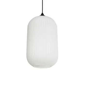 GLOBOSTAR® MELONI 206-0019 Μοντέρνο Κρεμαστό Φωτιστικό Οροφής με Ντουί 1 x E27 AC 220-240V IP20 - Λευκό - Μ20 x Π20 x Υ38cm GLOBOSTAR® MELONI 206-0019 Μοντέρνο Κρεμαστό Φωτιστικό Οροφής με Ντουί 1 x E27 AC 220-240V IP20 - Λευκό - Μ20 x Π20 x Υ38cm