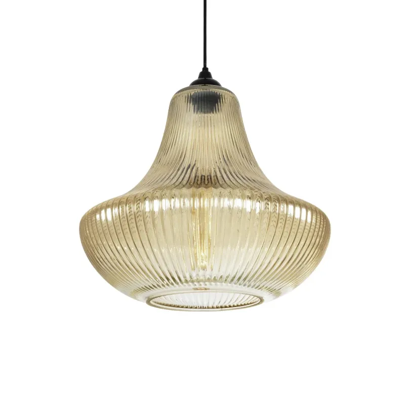 GLOBOSTAR® VERRE 206-0022 Μοντέρνο Κρεμαστό Φωτιστικό Οροφής με Ντουί 1 x E27 AC 220-240V IP20 - Mελί - Μ38 x Π38 x Υ34cm GLOBOSTAR® VERRE 206-0022 Μοντέρνο Κρεμαστό Φωτιστικό Οροφής με Ντουί 1 x E27 AC 220-240V IP20 - Mελί - Μ38 x Π38 x Υ34cm