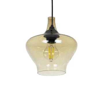 GLOBOSTAR® OVOCE 206-0033 Μοντέρνο Κρεμαστό Φωτιστικό Οροφής με Ντουί 1 x E27 AC 220-240V IP20 - Mελί - Μ20 x Π20 x Υ22cm GLOBOSTAR® OVOCE 206-0033 Μοντέρνο Κρεμαστό Φωτιστικό Οροφής με Ντουί 1 x E27 AC 220-240V IP20 - Mελί - Μ20 x Π20 x Υ22cm