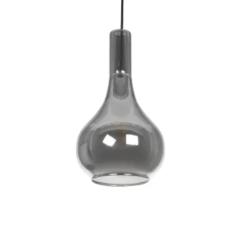 GLOBOSTAR® ΤΟΝΕ 206-0034 Μοντέρνο Κρεμαστό Φωτιστικό Οροφής με Ντουί 1 x E27 AC 220-240V IP20 - Μαύρο Φιμέ - Μ20 x Π20 x Υ36cm GLOBOSTAR® ΤΟΝΕ 206-0034 Μοντέρνο Κρεμαστό Φωτιστικό Οροφής με Ντουί 1 x E27 AC 220-240V IP20 - Μαύρο Φιμέ - Μ20 x Π20 x Υ36cm