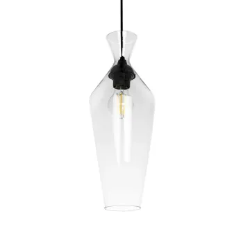 GLOBOSTAR® BOHEMIA 206-0041 Μοντέρνο Κρεμαστό Φωτιστικό Οροφής με Ντουί 1 x E27 AC 220-240V IP20 - Διάφανο - Μ15 x Π15 x Υ40cm GLOBOSTAR® BOHEMIA 206-0041 Μοντέρνο Κρεμαστό Φωτιστικό Οροφής με Ντουί 1 x E27 AC 220-240V IP20 - Διάφανο - Μ15 x Π15 x Υ40cm
