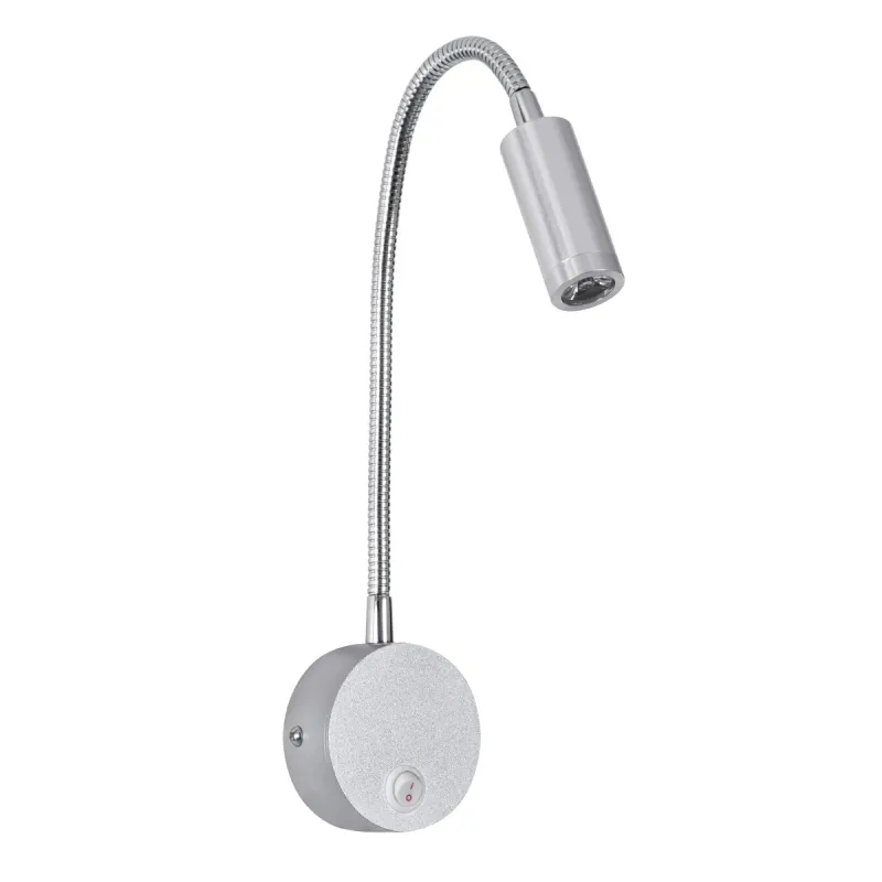 GLOBOSTAR® GOOSE 60879 Μοντέρνο Φωτιστικό Τοίχου - Απλίκα Ξενοδοχείου Reading Light LED 3W 300lm 36° AC 220-240V IP20 Φυσικό Λευκό 4500K - CREE XPE Chip & TÜV SÜD Driver - Νίκελ Βούρτσας - Μ6.5 x Π15 x Υ24.5cm - 3 Χρόνια Εγγύηση GLOBOSTAR® GOOSE 60879 Μοντέρνο Φωτιστικό Τοίχου - Απλίκα Ξενοδοχείου Reading Light LED 3W 300lm 36° AC 220-240V IP20 Φυσικό Λευκό 4500K - CREE XPE Chip & TÜV SÜD Driver - Νίκελ Βούρτσας - Μ6.5 x Π15 x Υ24.5cm - 3 Χρόνια Εγγύηση