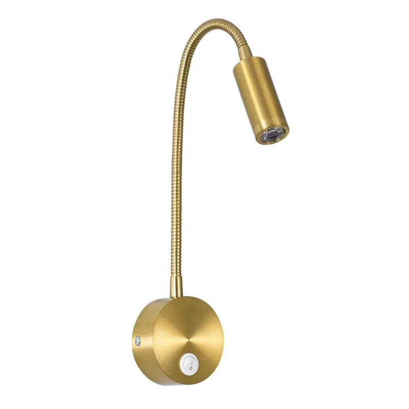 GLOBOSTAR® GOOSE 60880 Μοντέρνο Φωτιστικό Τοίχου - Απλίκα Ξενοδοχείου Reading Light LED 3W 300lm 36° AC 220-240V IP20 Φυσικό Λευκό 4500K - CREE XPE Chip & TÜV SÜD Driver - Χρυσό Πλατίνα - Μ6.5 x Π15 x Υ24.5cm - 3 Χρόνια Εγγύηση GLOBOSTAR® GOOSE 60880 Μοντέρνο Φωτιστικό Τοίχου - Απλίκα Ξενοδοχείου Reading Light LED 3W 300lm 36° AC 220-240V IP20 Φυσικό Λευκό 4500K - CREE XPE Chip & TÜV SÜD Driver - Χρυσό Πλατίνα - Μ6.5 x Π15 x Υ24.5cm - 3 Χρόνια Εγγύηση