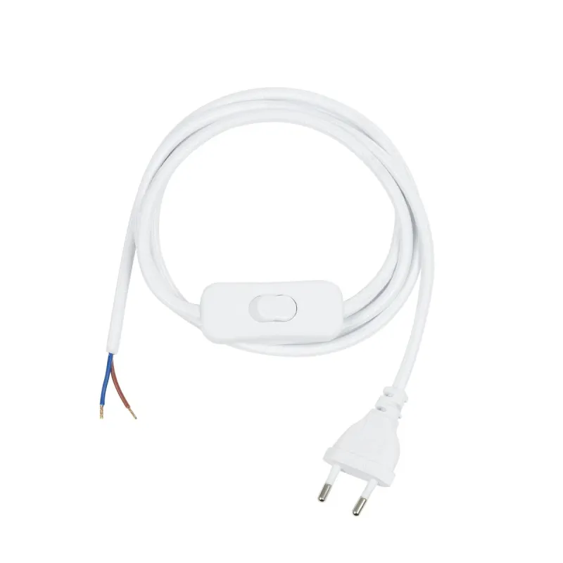 GLOBOSTAR® WHIP 77671 Μοντέρνο DIY Υφασμάτινο Καλώδιο με Διακόπτη On/Off AC 220-240V IP20 - Λευκό - Μ150 x Π2.7 x Υ1.9cm GLOBOSTAR® WHIP 77671 Μοντέρνο DIY Υφασμάτινο Καλώδιο με Διακόπτη On/Off AC 220-240V IP20 - Λευκό - Μ150 x Π2.7 x Υ1.9cm