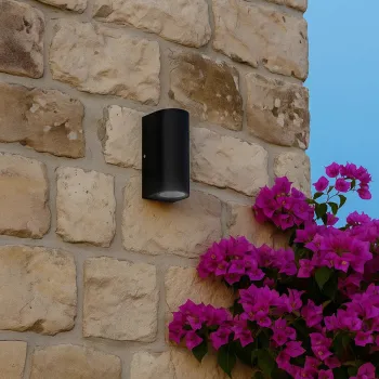 kelvo® MURANO KLV-101-0015 Φωτιστικό Τοίχου / Απλίκα για 2 Λάμπες MR16 με Ντουί GU10 AC 220-240V Αδιάβροχο IP65 - Μαύρο Ματ - Μ8 x Π8 x Υ15cm kelvo® MURANO KLV-101-0015 Φωτιστικό Τοίχου / Απλίκα για 2 Λάμπες MR16 με Ντουί GU10 AC 220-240V Αδιάβροχο IP65 - Μαύρο Ματ - Μ8 x Π8 x Υ15cm