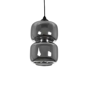 GLOBOSTAR® PIAGE 206-0036 Μοντέρνο Κρεμαστό Φωτιστικό Οροφής με Ντουί 1 x E27 AC 220-240V IP20 - Μαύρο Φιμέ - Μ18 x Π18 x Υ31cm GLOBOSTAR® PIAGE 206-0036 Μοντέρνο Κρεμαστό Φωτιστικό Οροφής με Ντουί 1 x E27 AC 220-240V IP20 - Μαύρο Φιμέ - Μ18 x Π18 x Υ31cm