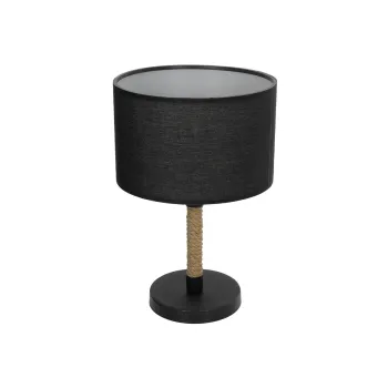 GLOBOSTAR® STRING 204-0072 Μοντέρνο Επιτραπέζιο Φωτιστικό Πορτατίφ με Ντουί 1 x E27 AC 220-240V IP20 - Μαύρο & Μπεζ - Μ24 x Π24 x Υ37cm GLOBOSTAR® STRING 204-0072 Μοντέρνο Επιτραπέζιο Φωτιστικό Πορτατίφ με Ντουί 1 x E27 AC 220-240V IP20 - Μαύρο & Μπεζ - Μ24 x Π24 x Υ37cm