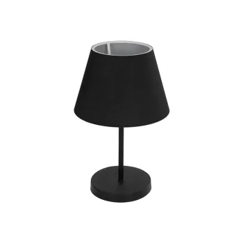 GLOBOSTAR® LARA 204-0074 Μοντέρνο Επιτραπέζιο Φωτιστικό Πορτατίφ με Ντουί 1 x E27 AC 220-240V IP20 - Μαύρο - Μ22 x Π22 x Υ35cm GLOBOSTAR® LARA 204-0074 Μοντέρνο Επιτραπέζιο Φωτιστικό Πορτατίφ με Ντουί 1 x E27 AC 220-240V IP20 - Μαύρο - Μ22 x Π22 x Υ35cm