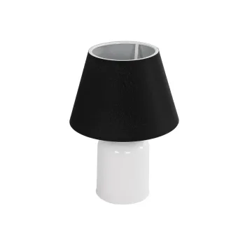 GLOBOSTAR® CIA 204-0081 Μοντέρνο Επιτραπέζιο Φωτιστικό Πορτατίφ με Ντουί 1 x E27 AC 220-240V IP20 - Λευκό & Μαύρο - Μ23 x Π23 x Υ31,5cm GLOBOSTAR® CIA 204-0081 Μοντέρνο Επιτραπέζιο Φωτιστικό Πορτατίφ με Ντουί 1 x E27 AC 220-240V IP20 - Λευκό & Μαύρο - Μ23 x Π23 x Υ31,5cm