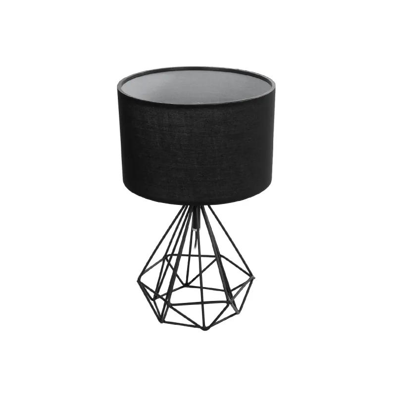 GLOBOSTAR® DIAMOND 204-0083 Μοντέρνο Επιτραπέζιο Φωτιστικό Πορτατίφ με Ντουί 1 x E27 AC 220-240V IP20 - Μαύρο - Μ24,5 x Π24,5 x Υ40cm GLOBOSTAR® DIAMOND 204-0083 Μοντέρνο Επιτραπέζιο Φωτιστικό Πορτατίφ με Ντουί 1 x E27 AC 220-240V IP20 - Μαύρο - Μ24,5 x Π24,5 x Υ40cm