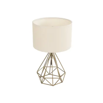 GLOBOSTAR® DIAMOND 204-0084 Μοντέρνο Επιτραπέζιο Φωτιστικό Πορτατίφ με Ντουί 1 x E27 AC 220-240V IP20 - Χρυσό & Μπεζ - Μ24,5 x Π24,5 x Υ40cm GLOBOSTAR® DIAMOND 204-0084 Μοντέρνο Επιτραπέζιο Φωτιστικό Πορτατίφ με Ντουί 1 x E27 AC 220-240V IP20 - Χρυσό & Μπεζ - Μ24,5 x Π24,5 x Υ40cm