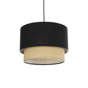 GLOBOSTAR® BIGGIE 204-0098 Μοντέρνο Κρεμαστό Φωτιστικό Οροφής με Ντουί 1 x E27 AC 220-240V IP20 - Μαύρο & Μπεζ - Μ30 x Π30 x Υ23,5cm GLOBOSTAR® BIGGIE 204-0098 Μοντέρνο Κρεμαστό Φωτιστικό Οροφής με Ντουί 1 x E27 AC 220-240V IP20 - Μαύρο & Μπεζ - Μ30 x Π30 x Υ23,5cm