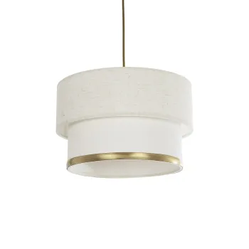 GLOBOSTAR® FOCUS 204-0100 Μοντέρνο Κρεμαστό Φωτιστικό Οροφής με Ντουί 1 x E27 AC 220-240V IP20 - Λευκό & Μπεζ - Μ30 x Π30 x Υ21cm GLOBOSTAR® FOCUS 204-0100 Μοντέρνο Κρεμαστό Φωτιστικό Οροφής με Ντουί 1 x E27 AC 220-240V IP20 - Λευκό & Μπεζ - Μ30 x Π30 x Υ21cm