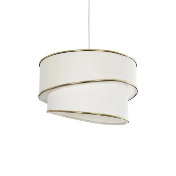 GLOBOSTAR® CYCLOP 204-0102 Μοντέρνο Κρεμαστό Φωτιστικό Οροφής με Ντουί 1 x E27 AC 220-240V IP20 - Μπεζ & Λευκό - Μ31 x Π31 x Υ24cm GLOBOSTAR® CYCLOP 204-0102 Μοντέρνο Κρεμαστό Φωτιστικό Οροφής με Ντουί 1 x E27 AC 220-240V IP20 - Μπεζ & Λευκό - Μ31 x Π31 x Υ24cm