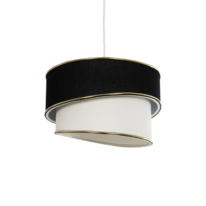 GLOBOSTAR® CYCLOP 204-0103 Μοντέρνο Κρεμαστό Φωτιστικό Οροφής με Ντουί 1 x E27 AC 220-240V IP20 - Μαύρο & Λευκό - Μ31 x Π31 x Υ21cm GLOBOSTAR® CYCLOP 204-0103 Μοντέρνο Κρεμαστό Φωτιστικό Οροφής με Ντουί 1 x E27 AC 220-240V IP20 - Μαύρο & Λευκό - Μ31 x Π31 x Υ21cm