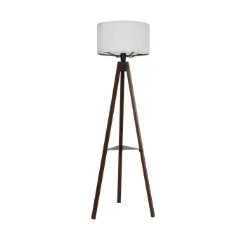 GLOBOSTAR® SHELF 204-0129 Μοντέρνο Επιδαπέδιο Φωτιστικό με Ντουί 1 x E27 AC 220-240V IP20 - Καφέ & Μπεζ - Μ45 x Π45 x Υ135cm GLOBOSTAR® SHELF 204-0129 Μοντέρνο Επιδαπέδιο Φωτιστικό με Ντουί 1 x E27 AC 220-240V IP20 - Καφέ & Μπεζ - Μ45 x Π45 x Υ135cm