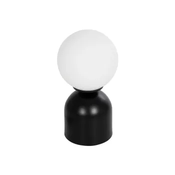 GLOBOSTAR® MAGIC 204-0132 Μοντέρνο Επιτραπέζιο Φωτιστικό Πορτατίφ με Ντουί 1 x E14 AC 220-240V IP20 - Μαύρο & Λευκό - Μ15 x Π15 x Υ28cm GLOBOSTAR® MAGIC 204-0132 Μοντέρνο Επιτραπέζιο Φωτιστικό Πορτατίφ με Ντουί 1 x E14 AC 220-240V IP20 - Μαύρο & Λευκό - Μ15 x Π15 x Υ28cm