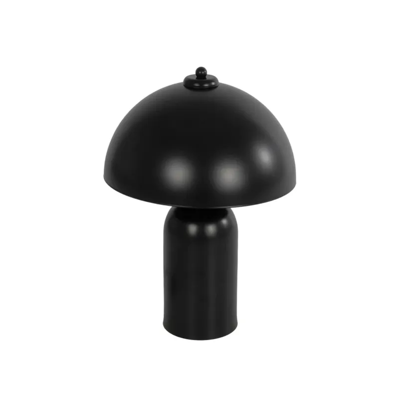 GLOBOSTAR® GASCO 204-0146 Μοντέρνο Επιτραπέζιο Φωτιστικό Πορτατίφ με Ντουί 1 x E27 AC 220-240V IP20 - Μαύρο - Μ26 x Π26 x Υ35cm