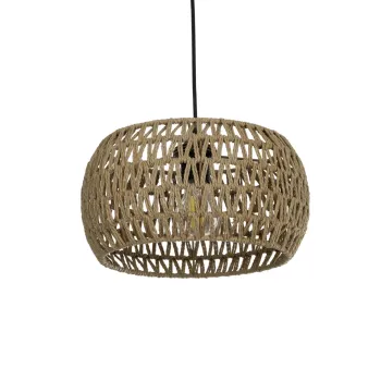 GLOBOSTAR® DARIO 204-0168 Boho Κρεμαστό Φωτιστικό Οροφής με Ντουί 1 x E27 AC 220-240V IP20 - Καφέ - Μ31 x Π31 x Υ18,5cm GLOBOSTAR® DARIO 204-0168 Boho Κρεμαστό Φωτιστικό Οροφής με Ντουί 1 x E27 AC 220-240V IP20 - Καφέ - Μ31 x Π31 x Υ18,5cm