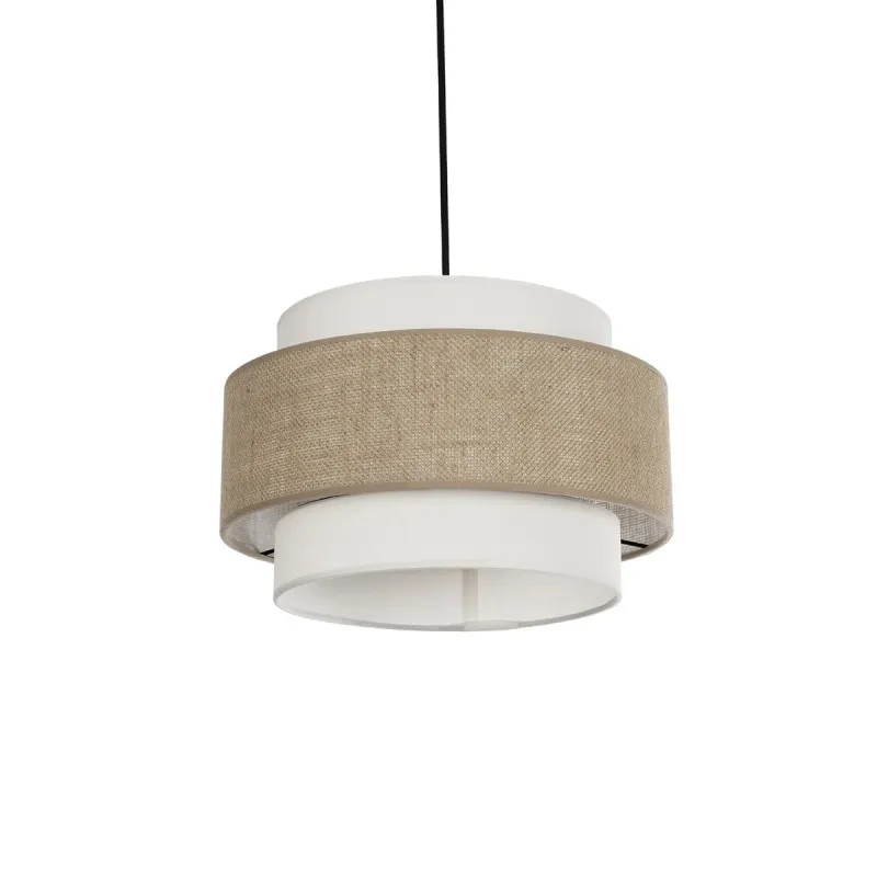 GLOBOSTAR® SOHO 204-0172 Μοντέρνο Κρεμαστό Φωτιστικό Οροφής με Ντουί 1 x E27 AC 220-240V IP20 - Καφέ & Μπεζ - Μ30 x Π30 x Υ20cm GLOBOSTAR® SOHO 204-0172 Μοντέρνο Κρεμαστό Φωτιστικό Οροφής με Ντουί 1 x E27 AC 220-240V IP20 - Καφέ & Μπεζ - Μ30 x Π30 x Υ20cm