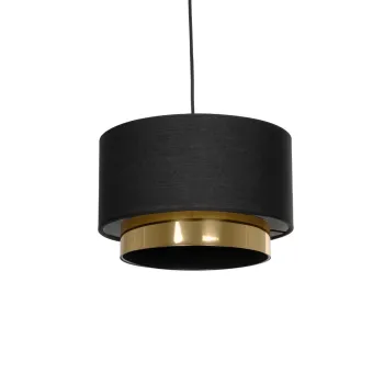 GLOBOSTAR® BASIL 204-0174 Μοντέρνο Κρεμαστό Φωτιστικό Οροφής με Ντουί 1 x E27 AC 220-240V IP20 - Μαύρο & Χρυσό - Μ30 x Π30 x Υ20cm GLOBOSTAR® BASIL 204-0174 Μοντέρνο Κρεμαστό Φωτιστικό Οροφής με Ντουί 1 x E27 AC 220-240V IP20 - Μαύρο & Χρυσό - Μ30 x Π30 x Υ20cm