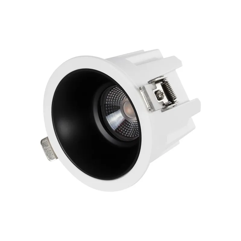 GLOBOSTAR® DUSTY 60341 Χωνευτό Downlight Σποτ LED 12W 1320lm 45° AC 220-240V Αδιάβροχο IP65 Θερμό Λευκό 2700K - Bridgelux COB Chip & TÜV SÜD Driver - Λευκό & Μαύρο Ματ - Μ8.5 x Π8.5 x Υ7cm m / Q7.2cm - 5 Χρόνια Εγγύηση