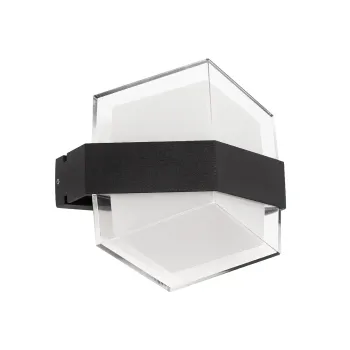 GLOBOSTAR® EMPIRE 60780 Μοντέρνο Φωτιστικό Τοίχου - Απλίκα LED 12W 1260lm 120° AC 220-240V Αδιάβροχο IP65 Φυσικό Λευκό 4500K - Bridgelux SMD Chip & TÜV SÜD Driver - Μαύρο Ματ - Μ18.5 x Π17 x Υ10cm - 3 Χρόνια Εγγύηση GLOBOSTAR® EMPIRE 60780 Μοντέρνο Φωτιστικό Τοίχου - Απλίκα LED 12W 1260lm 120° AC 220-240V Αδιάβροχο IP65 Φυσικό Λευκό 4500K - Bridgelux SMD Chip & TÜV SÜD Driver - Μαύρο Ματ - Μ18.5 x Π17 x Υ10cm - 3 Χρόνια Εγγύηση