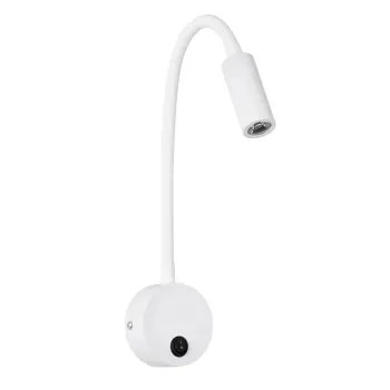 GLOBOSTAR® GOOSE 61688 Μοντέρνο Φωτιστικό Τοίχου - Απλίκα Ξενοδοχείου Reading Light LED 3W 300lm 36° AC 220-240V IP20 Θερμό Λευκό 2700K - CREE XPE Chip & TÜV SÜD Driver - Λευκό Ματ - Μ6.5 x Π15 x Υ24.5cm - 3 Χρόνια Εγγύηση GLOBOSTAR® GOOSE 61688 Μοντέρνο Φωτιστικό Τοίχου - Απλίκα Ξενοδοχείου Reading Light LED 3W 300lm 36° AC 220-240V IP20 Θερμό Λευκό 2700K - CREE XPE Chip & TÜV SÜD Driver - Λευκό Ματ - Μ6.5 x Π15 x Υ24.5cm - 3 Χρόνια Εγγύηση