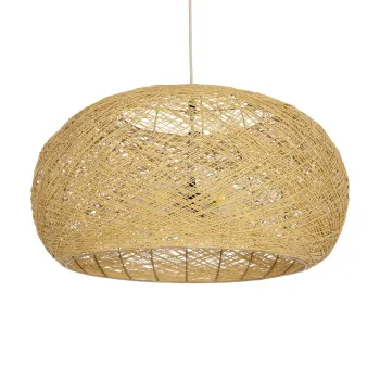 GLOBOSTAR® FIJI INCASS 01628 Vintage Κρεμαστό Φωτιστικό Οροφής με Ντουί 5 x E27 AC 220-240V IP20 - Μπεζ - Μ60 x Π60 x Υ29cm GLOBOSTAR® FIJI INCASS 01628 Vintage Κρεμαστό Φωτιστικό Οροφής με Ντουί 5 x E27 AC 220-240V IP20 - Μπεζ - Μ60 x Π60 x Υ29cm