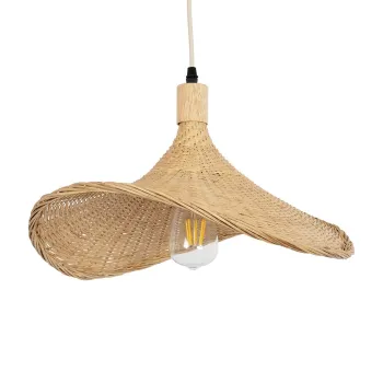 GLOBOSTAR® CUBA 01717 Boho Κρεμαστό Φωτιστικό Οροφής με Ντουί 1 x E27 AC 220-240V IP20 - Μπεζ - Μ43 x Π43 x Υ30cm GLOBOSTAR® CUBA 01717 Boho Κρεμαστό Φωτιστικό Οροφής με Ντουί 1 x E27 AC 220-240V IP20 - Μπεζ - Μ43 x Π43 x Υ30cm