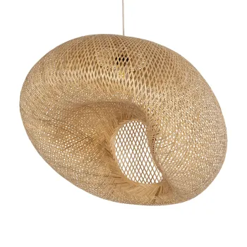 GLOBOSTAR® CARIBBEAN 01784 Μοντέρνο Κρεμαστό Φωτιστικό Οροφής με Ντουί 1 x E27 AC 220-240V IP20 - Μπεζ - Μ80 x Π80 x Υ35cm GLOBOSTAR® CARIBBEAN 01784 Μοντέρνο Κρεμαστό Φωτιστικό Οροφής με Ντουί 1 x E27 AC 220-240V IP20 - Μπεζ - Μ80 x Π80 x Υ35cm