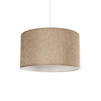 GLOBOSTAR® LOFTY 204-0090 Μοντέρνο Κρεμαστό Φωτιστικό Οροφής με Ντουί 1 x E27 AC 220-240V IP20 - Μπεζ - Μ37 x Π37 x Υ21cm GLOBOSTAR® LOFTY 204-0090 Μοντέρνο Κρεμαστό Φωτιστικό Οροφής με Ντουί 1 x E27 AC 220-240V IP20 - Μπεζ - Μ37 x Π37 x Υ21cm