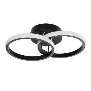 GLOBOSTAR® CORA 61058 Μοντέρνο Φωτιστικό Οροφής LED 18W 2160lm 300° AC 220-240V IP20 Ρυθμιζόμενο Λευκό CCT με On/Off 2700K/4500K/6000K - Lumileds SMD Chip - Μαύρο Ματ - Μ36 x Π20.5 x Υ7cm - 3 Χρόνια Εγγύηση GLOBOSTAR® CORA 61058 Μοντέρνο Φωτιστικό Οροφής LED 18W 2160lm 300° AC 220-240V IP20 Ρυθμιζόμενο Λευκό CCT με On/Off 2700K/4500K/6000K - Lumileds SMD Chip - Μαύρο Ματ - Μ36 x Π20.5 x Υ7cm - 3 Χρόνια Εγγύηση