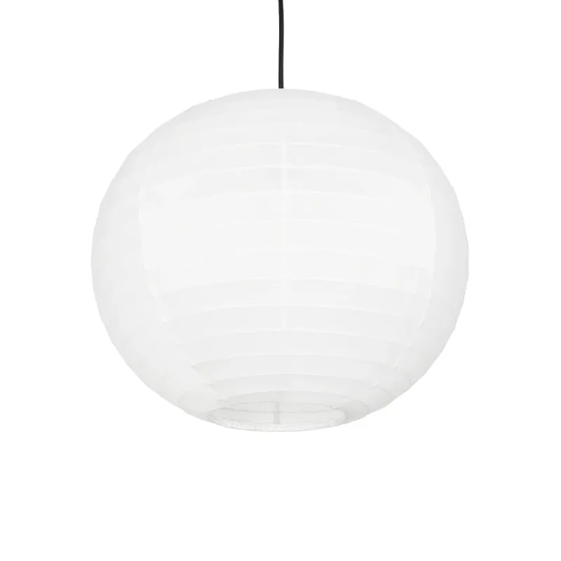 GLOBOSTAR® ROMINA 62004 Μοντέρνο Κρεμαστό Φωτιστικό Οροφής με Ντουί 1 x E27 AC 220-240V IP20 - Λευκό - Μ40 x Π40 x Υ40cm