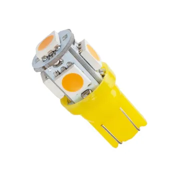 GloboStar® T10 W5W 81054 Λάμπα Αυτοκινήτου LED 5xSMD5050 0.36W 45lm 360° DC 12V IP20 Φ1.2 x Υ2.7cm Πορτοκαλί GloboStar® T10 W5W 81054 Λάμπα Αυτοκινήτου LED 5xSMD5050 0.36W 45lm 360° DC 12V IP20 Φ1.2 x Υ2.7cm Πορτοκαλί