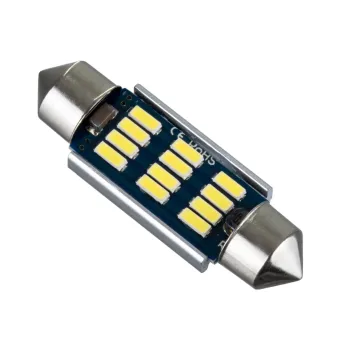 GLOBOSTAR® C5W 81330 Σωληνωτή Λάμπα C5W 39mm CANbus LED 1.2W 180lm 120° DC 24-30V IP20 Ψυχρό Λευκό 6000K - 12 x Epistar SMD4014 - Μ3.9 x Π1.2 x Υ1.2cm - 1 Χρόνο Εγγύηση GLOBOSTAR® C5W 81330 Σωληνωτή Λάμπα C5W 39mm CANbus LED 1.2W 180lm 120° DC 24-30V IP20 Ψυχρό Λευκό 6000K - 12 x Epistar SMD4014 - Μ3.9 x Π1.2 x Υ1.2cm - 1 Χρόνο Εγγύηση