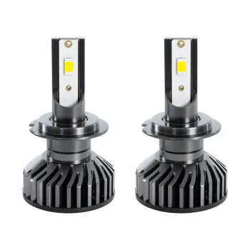 GLOBOSTAR® LEDKITF2 82023 Λάμπα H7 CANbus LED 30W/60W 3500lm/7000lm 360° DC 12-24V Αδιάβροχο IP65 Ψυχρό Λευκό 6000K - CREE COB Chip - Μ4 x Π4 x Υ6.6cm - Πακέτο 2 Τεμαχίων - 2 Χρόνια Εγγύηση