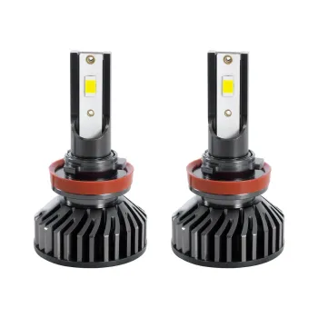 GLOBOSTAR® LEDKITF2 82027 Λάμπα H11 CANbus LED 30W/60W 3500lm/7000lm 360° DC 12-24V Αδιάβροχο IP65 Ψυχρό Λευκό 6000K - CREE COB Chip - Μ4 x Π4 x Υ6.6cm - Πακέτο 2 Τεμαχίων - 2 Χρόνια Εγγύηση