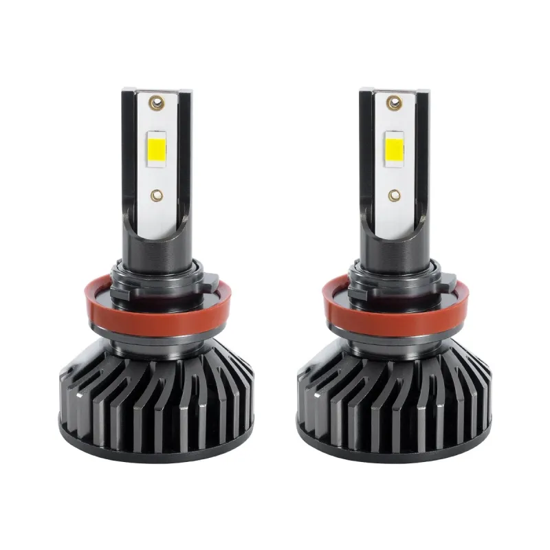 GLOBOSTAR® LEDKITF2 82027 Λάμπα H11 CANbus LED 30W/60W 3500lm/7000lm 360° DC 12-24V Αδιάβροχο IP65 Ψυχρό Λευκό 6000K - CREE COB Chip - Μ4 x Π4 x Υ6.6cm - Πακέτο 2 Τεμαχίων - 2 Χρόνια Εγγύηση